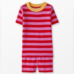 Hanna Andersson Striped Short John Pajamas